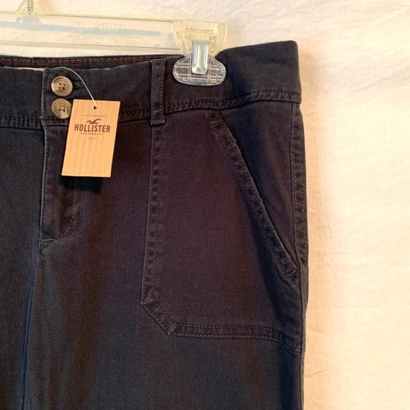 Hollister Women Social Stretch Navy Blue Pants Size 7R - Picture 5 of 12